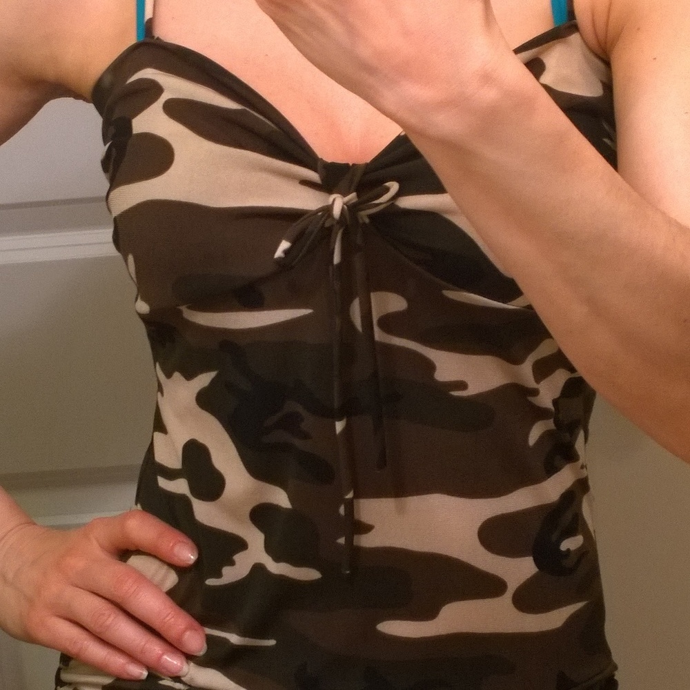 Camouflage mini dress! NWOT